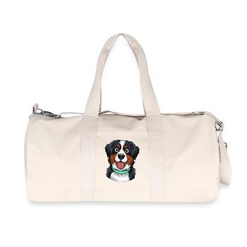 Portrait de bouvier bernois - Sac de sport en toile recyclée Stanley/Stella - blanc naturel - Devant