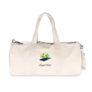 Digital Detox - Recycelte Canvas-Sporttasche von Stanley/Stella - Naturweiß - Vorne