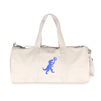 Minimalistische Silhouette Basketballspieler Wurf - Recycelte Canvas-Sporttasche von Stanley/Stella - Naturweiß - Vorne