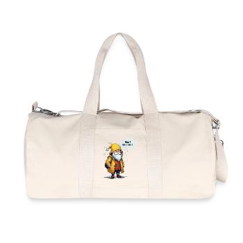 Water Water Gift Original Humor Santa Claus - Recycled Canvas Sports Bag by Stanley/Stella - natural - Front