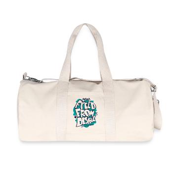 Feed From Desire Graffiti Tee - Recycelte Canvas-Sporttasche von Stanley/Stella - Naturweiß - Vorne