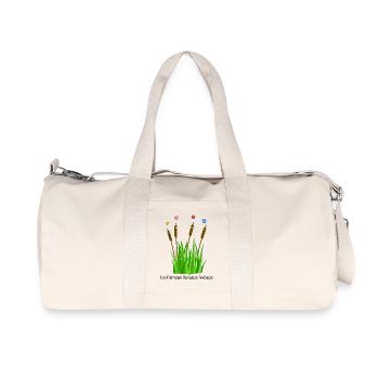 THE FAMOUS SOCIAL REEDS! - Recycled Canvas Sports Bag by Stanley/Stella - natural - Front