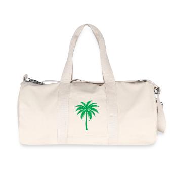 Palme - Recycelte Canvas-Sporttasche von Stanley/Stella - Naturweiß - Vorne
