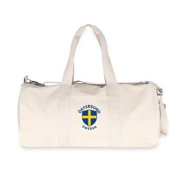 Östersund Shield Sweden Motiv - Recycled Canvas Sports Bag by Stanley/Stella - natural - Front