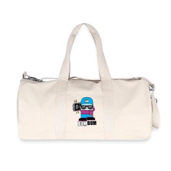 T-shirt rétro BoomBox Buddy - Sac de sport en toile recyclée Stanley/Stella - blanc naturel - Devant