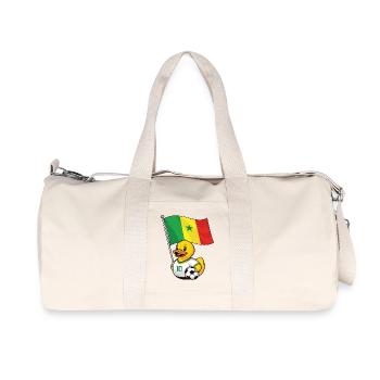 Senegal Football Fan Shirt for Proud Fans - Recycled Canvas Sports Bag by Stanley/Stella - natural - Front