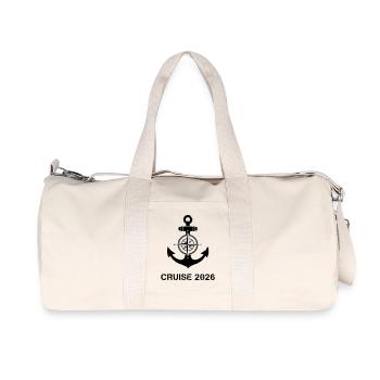 Anker Kompass Cruise 2026 - Recycelte Canvas-Sporttasche von Stanley/Stella - Naturweiß - Vorne