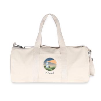 Hygge Lighthouse - Recycled Canvas Sports Bag by Stanley/Stella - natural - Front