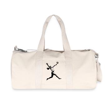 Volley-ball - Sac de sport en toile recyclée Stanley/Stella - blanc naturel - Devant