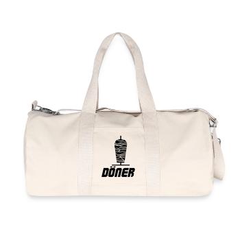 Döner Kebab - Recycelte Canvas-Sporttasche von Stanley/Stella - Naturweiß - Vorne