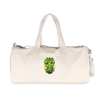 Gravure graffiti BB Strain - Sac de sport en toile recyclée Stanley/Stella - blanc naturel - Devant