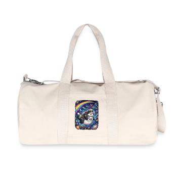 Crazy Cat Universe - Recycled Canvas Sports Bag by Stanley/Stella - natural - Front