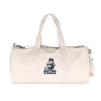 Loutre tricoteuse radicale - Sac de sport en toile recyclée Stanley/Stella - blanc naturel - Devant