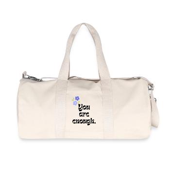 You Are Enough - Recycled Canvas Sports Bag by Stanley/Stella - natural - Front