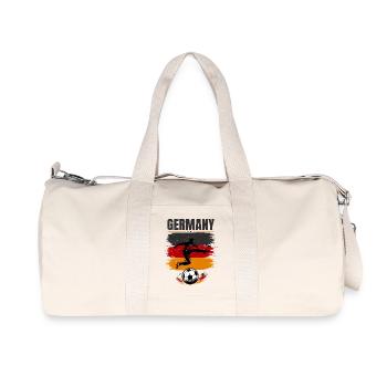 Germany Football Fan Shirt - Germany Soccer - Recycled Canvas Sports Bag by Stanley/Stella - natural - Front