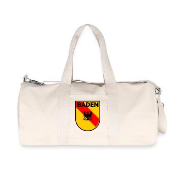 Baden Wappen Schild mit Adler - Recycelte Canvas-Sporttasche von Stanley/Stella - Naturweiß - Vorne