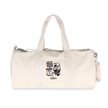 Homeoffice-Profis, Sarkasmus-Fans & Kaffee-Junkies - Recycelte Canvas-Sporttasche von Stanley/Stella - Naturweiß - Vorne