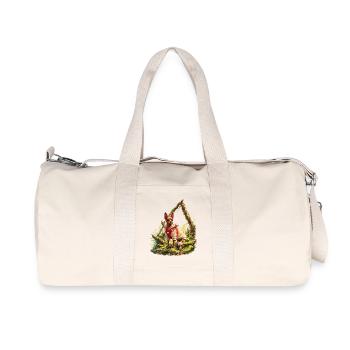 Pinscher Forest Explorer Dog - Recycled Canvas Sports Bag by Stanley/Stella - natural - Front