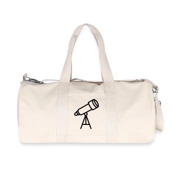 télescope - Sac de sport en toile recyclée Stanley/Stella - blanc naturel - Devant