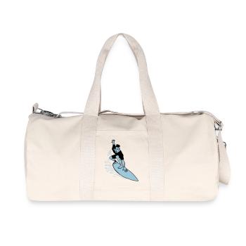 Surfer - Recycelte Canvas-Sporttasche von Stanley/Stella - Naturweiß - Vorne