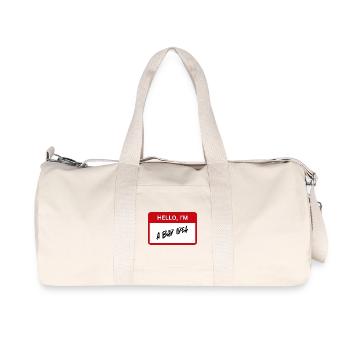 Bad Idea - Recycelte Canvas-Sporttasche von Stanley/Stella - Naturweiß - Vorne