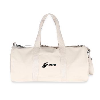 SCHERE! - Recycelte Canvas-Sporttasche von Stanley/Stella - Naturweiß - Vorne