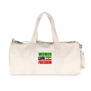 Women life freedom - Sac de sport en toile recyclée Stanley/Stella - blanc naturel - Devant