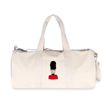 Palastwache Angleterre Royaume-Uni Royaume-Uni Reine Sir - Sac de sport en toile recyclée Stanley/Stella - blanc naturel - Devant