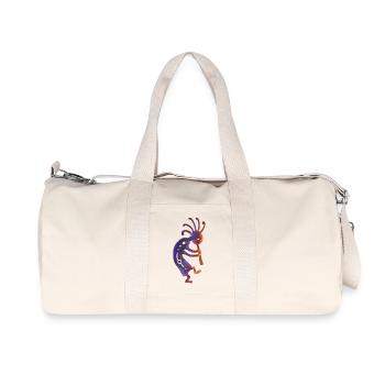 Natif joueur de flûte américain Kokopelli - Sac de sport en toile recyclée Stanley/Stella - blanc naturel - Devant