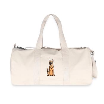 Mignon Malinois Chien - Sac de sport en toile recyclée Stanley/Stella - blanc naturel - Devant