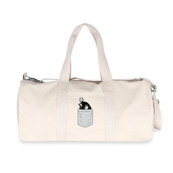 Poche de poitrine pour taupe - Sac de sport en toile recyclée Stanley/Stella - blanc naturel - Devant