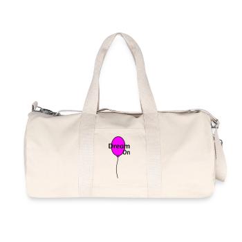 Dream On - Recycelte Canvas-Sporttasche von Stanley/Stella - Naturweiß - Vorne