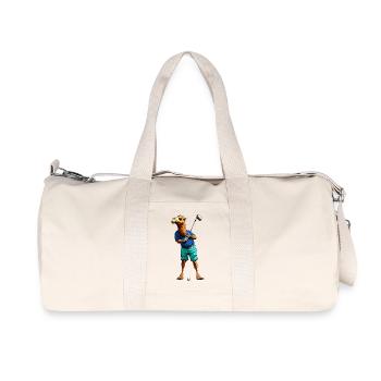 Chameaux de golf - Sac de sport en toile recyclée Stanley/Stella - blanc naturel - Devant