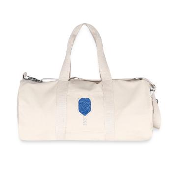 Pickleball Racket - Recycled Canvas Sports Bag by Stanley/Stella - natural - Front