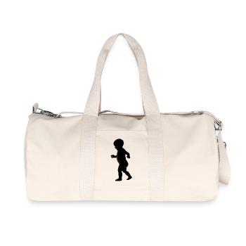 Baby - Cooles Silhouetten-Logo - Recycelte Canvas-Sporttasche von Stanley/Stella - Naturweiß - Vorne