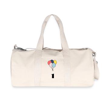 1. 1 year. 1st ANNIVERSARY. 1 YEAR ANNIVERSARY - Recycled Canvas Sports Bag by Stanley/Stella - natural - Front