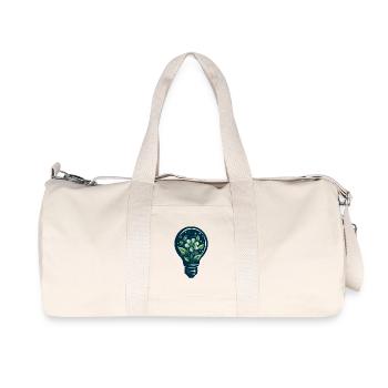 Flower and bulb - Recycled Canvas Sports Bag by Stanley/Stella - natural - Front