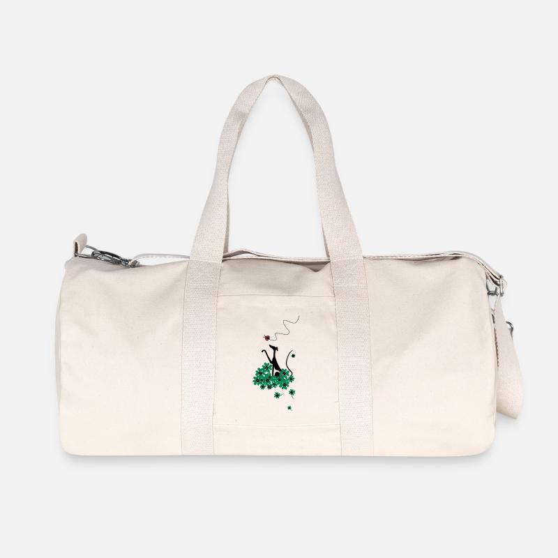 glücksbringer - Recycelte Canvas-Sporttasche von Stanley/Stella - Naturweiß