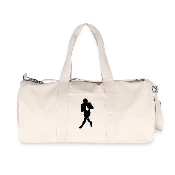 Football player - Recycelte Canvas-Sporttasche von Stanley/Stella - Naturweiß - Vorne
