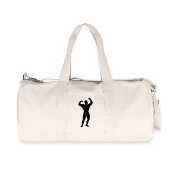 Strong man - Recycled Canvas Sports Bag by Stanley/Stella - natural - Front