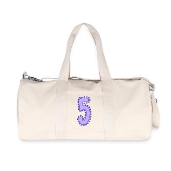 5. 5 YEARS. 5th ANNIVERSARY. 5 YEAR ANNIVERSARY - Recycled Canvas Sports Bag by Stanley/Stella - natural - Front
