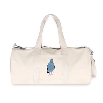 Taube - Recycelte Canvas-Sporttasche von Stanley/Stella - Naturweiß - Vorne