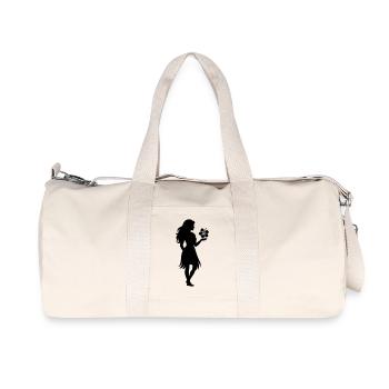 Tiki Fille - Sac de sport en toile recyclée Stanley/Stella - blanc naturel - Devant