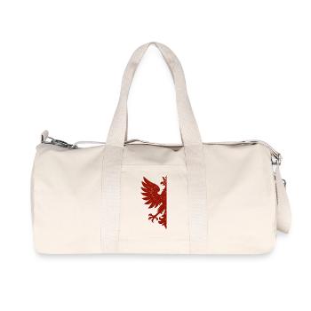 Pologne Polska Aigle drapeau drapeau rouge cadeau - Sac de sport en toile recyclée Stanley/Stella - blanc naturel - Devant