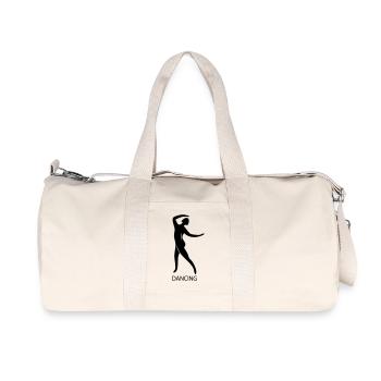 Dancing - Recycelte Canvas-Sporttasche von Stanley/Stella - Naturweiß - Vorne