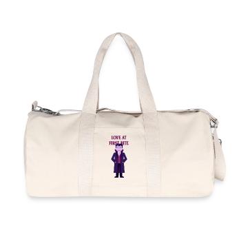 Liebe beim ersten Biss Vampir - Recycelte Canvas-Sporttasche von Stanley/Stella - Naturweiß - Vorne