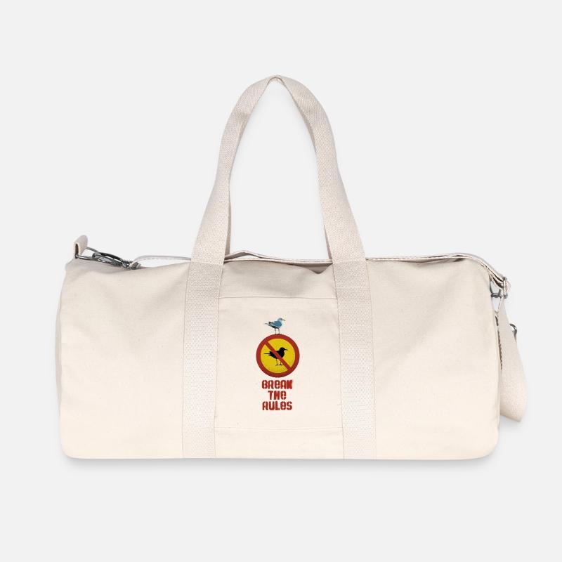 Die Regeln brechen - Recycelte Canvas-Sporttasche von Stanley/Stella - Naturweiß