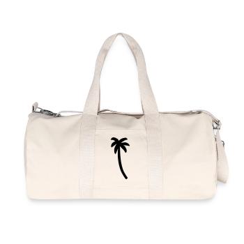 Palme - Recycelte Canvas-Sporttasche von Stanley/Stella - Naturweiß - Vorne