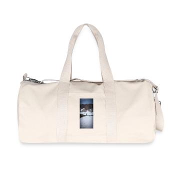 Immensité du paysage - Sac de sport en toile recyclée Stanley/Stella - blanc naturel - Devant
