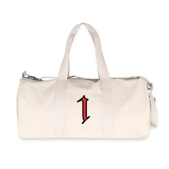 1. 1 year. 1st ANNIVERSARY. 1 YEAR ANNIVERSARY - Recycled Canvas Sports Bag by Stanley/Stella - natural - Front